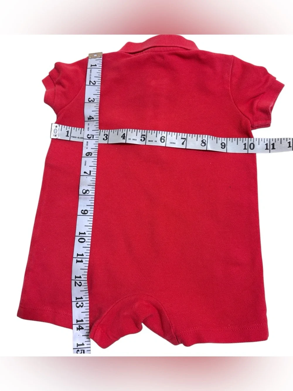 Ralph Lauren Baby Polo Romper Shorttall size 3 Mo